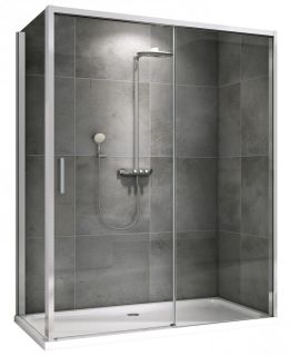 Душевой уголок ABBER Komfort AG93160-S102 160x100см хром